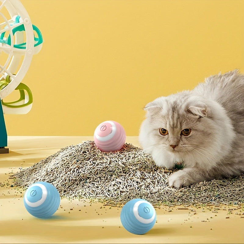 Interactive Rolling Cat Toy