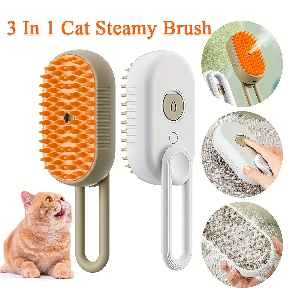 3-in-1 USB Pet Grooming Brush