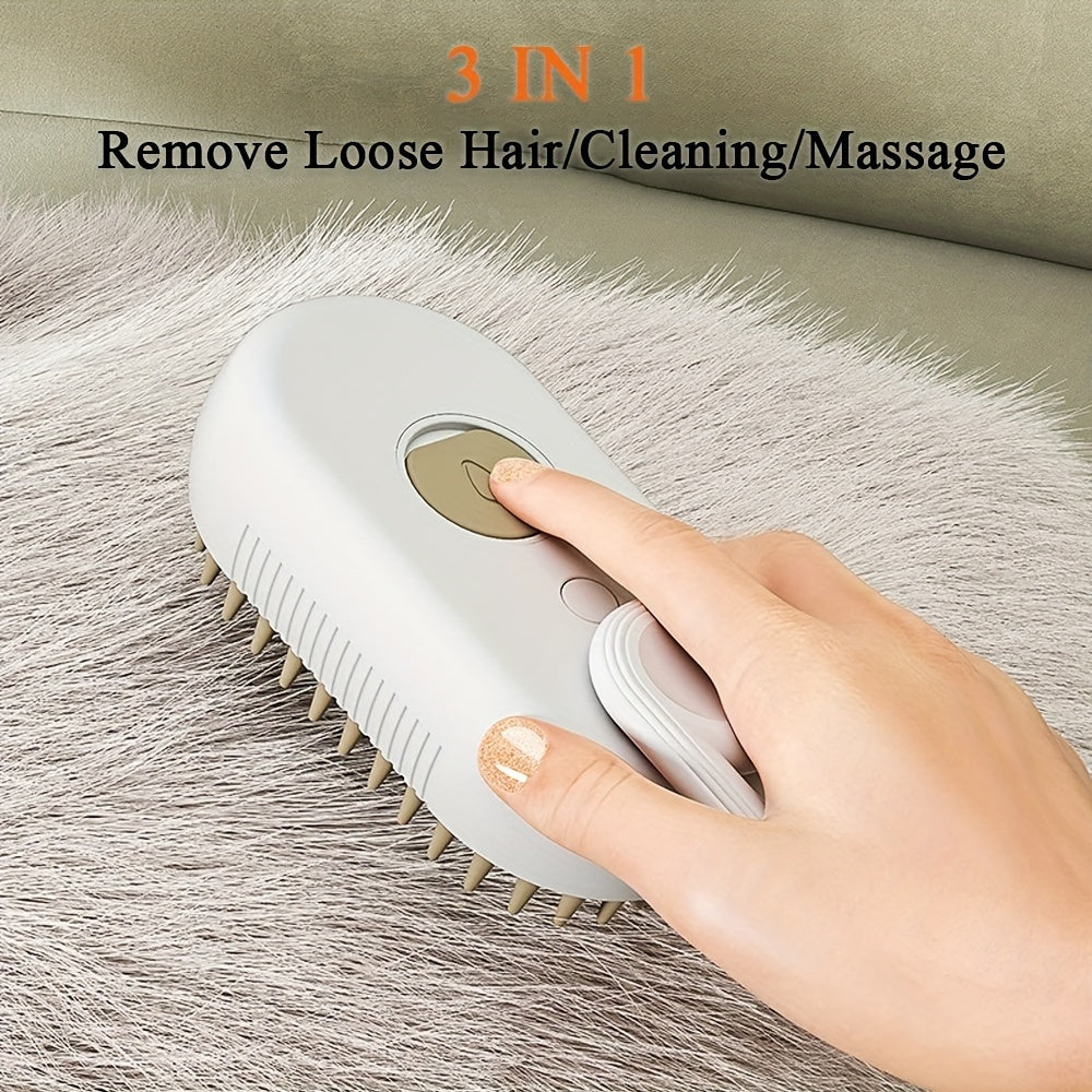 3-in-1 USB Pet Grooming Brush
