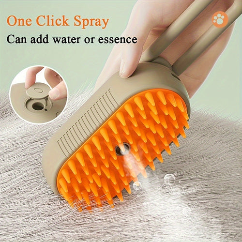 3-in-1 USB Pet Grooming Brush