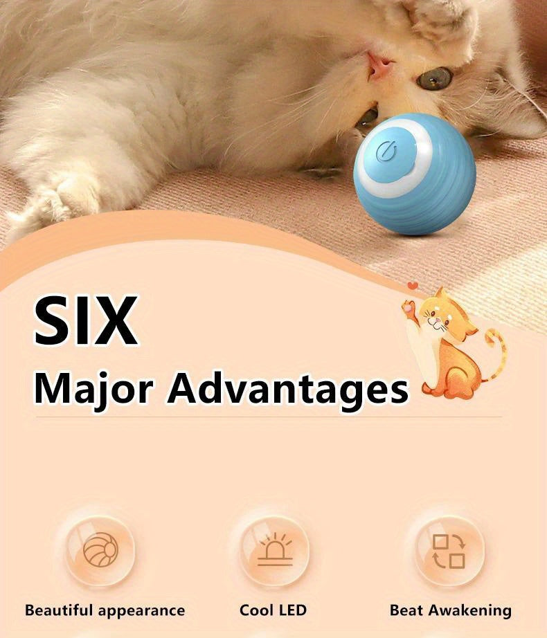 Interactive Rolling Cat Toy