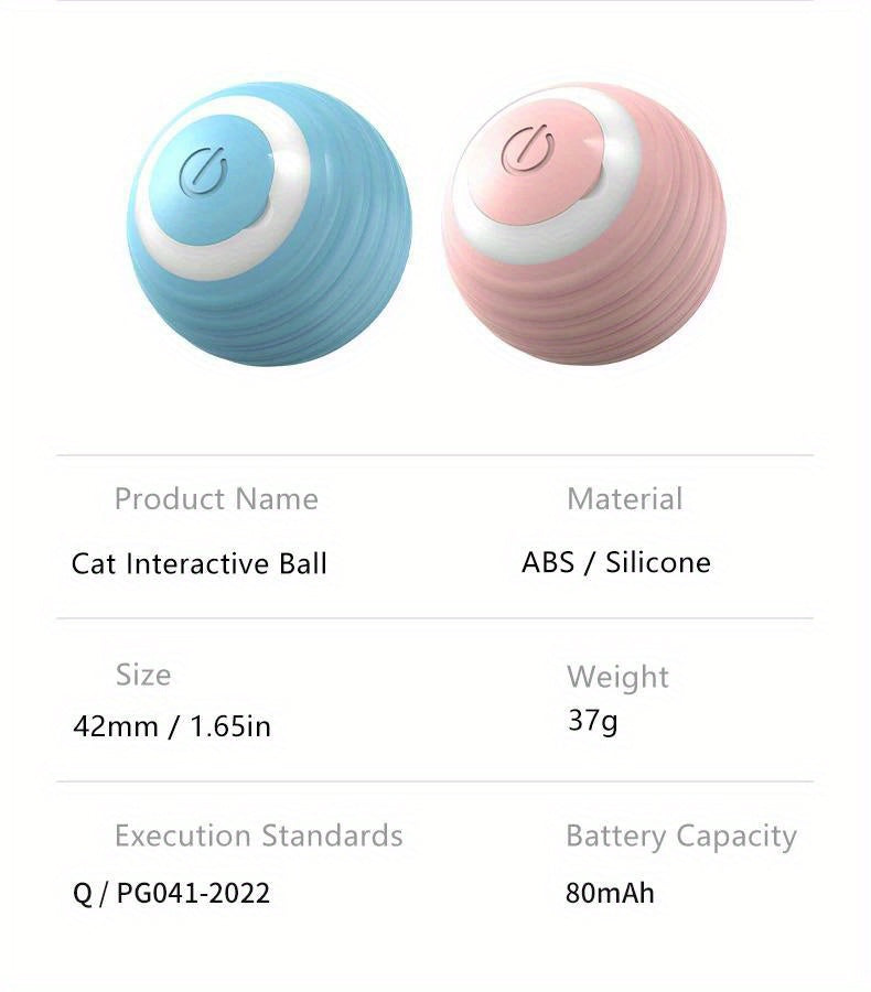 Interactive Rolling Cat Toy