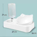 Dual-Purpose Pet Bowl - Tilted Design for Cervical Protection