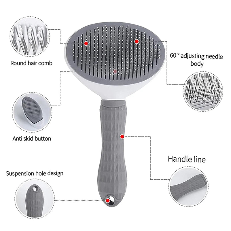 Pet Anti-Slip Grooming Comb
