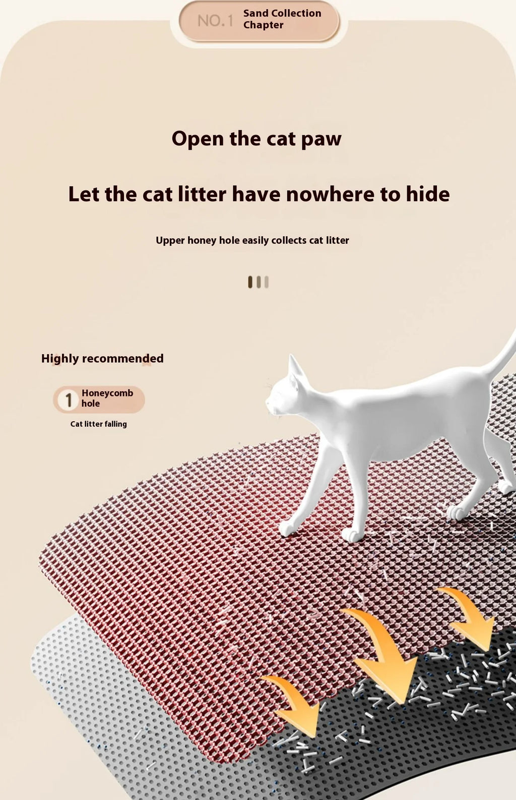 Cat Litter Mat 2-Layer