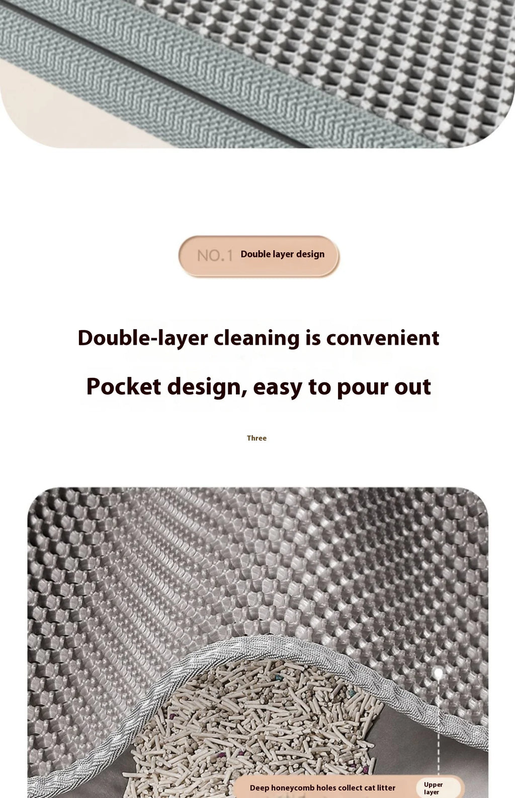 Cat Litter Mat 2-Layer