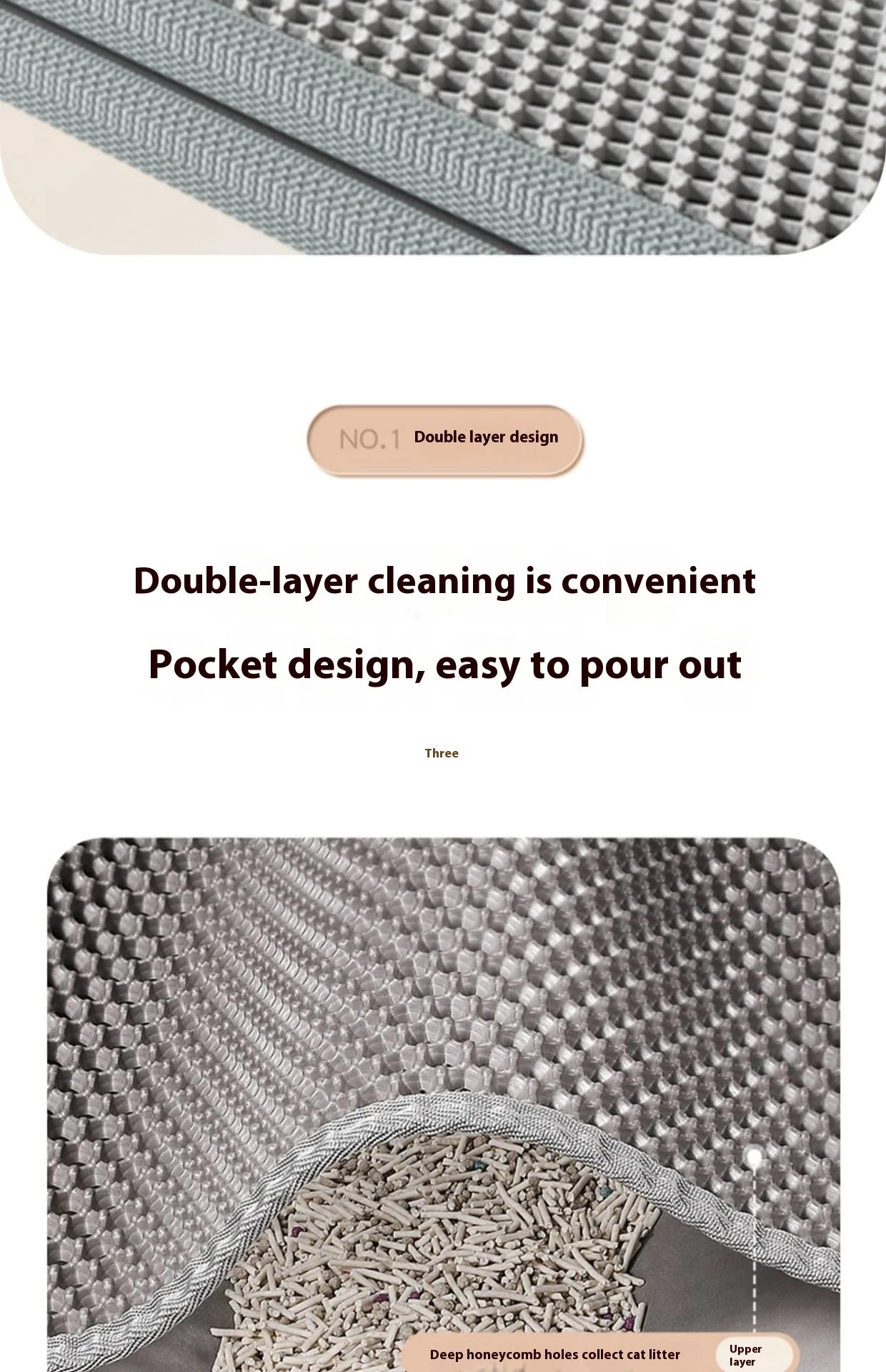 Cat Litter Mat 2-Layer