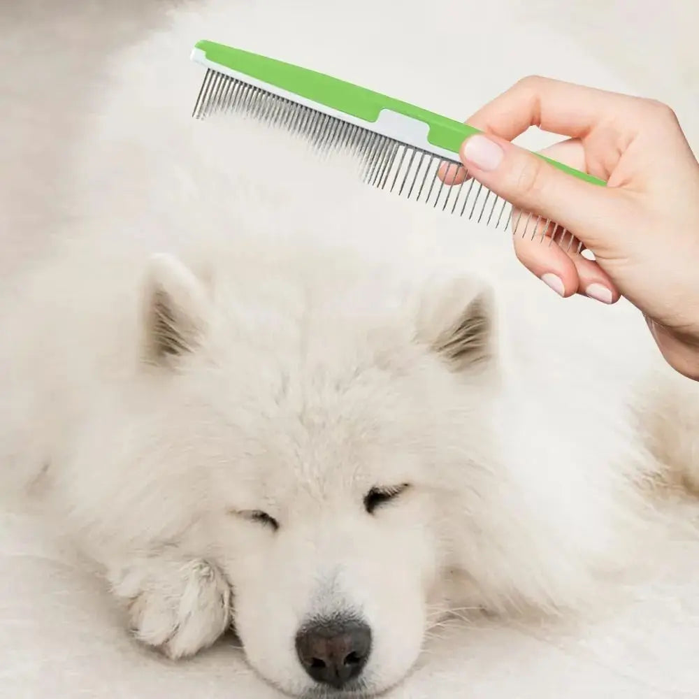 Stainless Steel Detangling Comb for Dogs and Cats